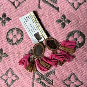 Louis Vuitton Canvas Boutique Earrings